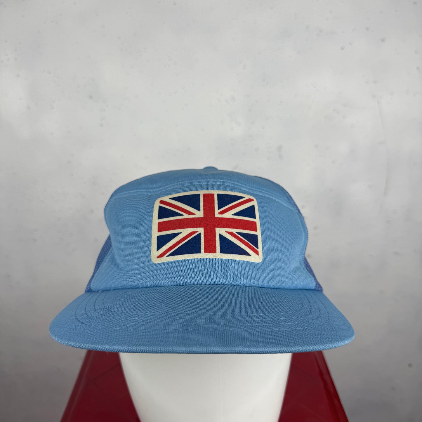 Vintage Cricket United Kingdom Light Blue Snapback Cap