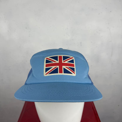 Vintage Cricket United Kingdom Light Blue Snapback Cap