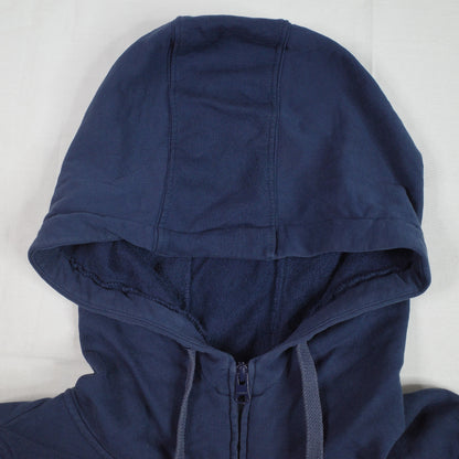 Vintage Converse Cons Blue Full Zip Up Hoodie Mens Medium