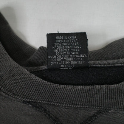 Vintage Airwalk Hardcore Mens Large Black Sweatshirt Crewneck Skateboard Mens Large