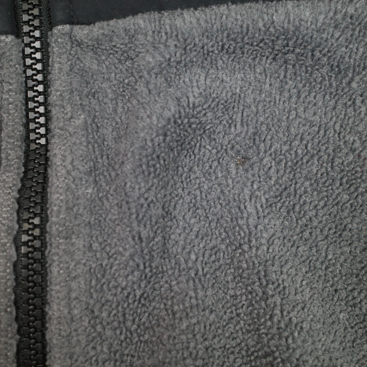 The North Face Denali Full Zip Jacket Grey Black Mens Medium