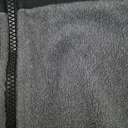 The North Face Denali Full Zip Jacket Grey Black Mens Medium