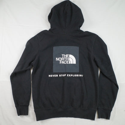 The North Face Graphic Never Stop Exploring Spell Out Black Men’s Small Hoodie