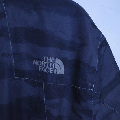 The North Face Black Camo Full Zip Waterproof Jacket Men's Medium Dryvent