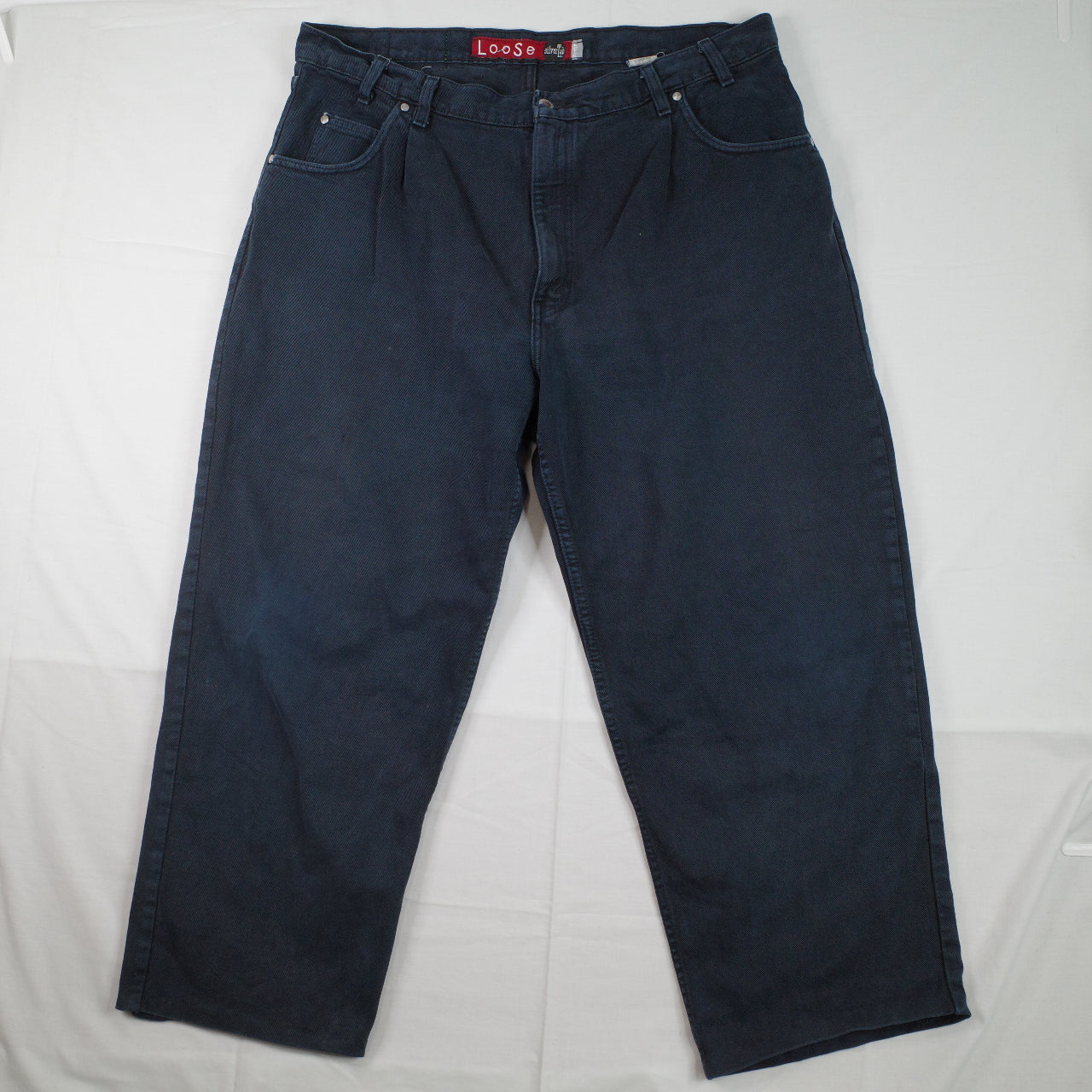 Vintage Levis Silvertab Jeans Denim Loose Dark Wash US Made W42 L32