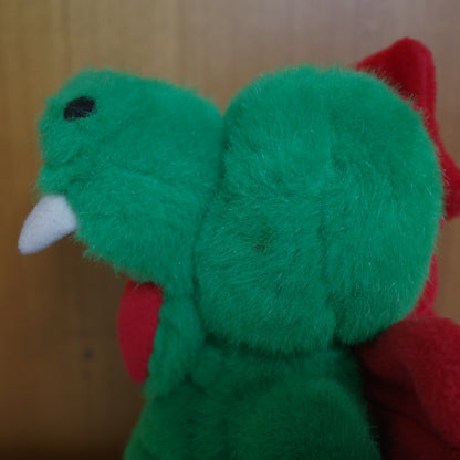 Lego Legoland Ollie Dragon Plush 2004 Green Red Wings Stuffed Animal