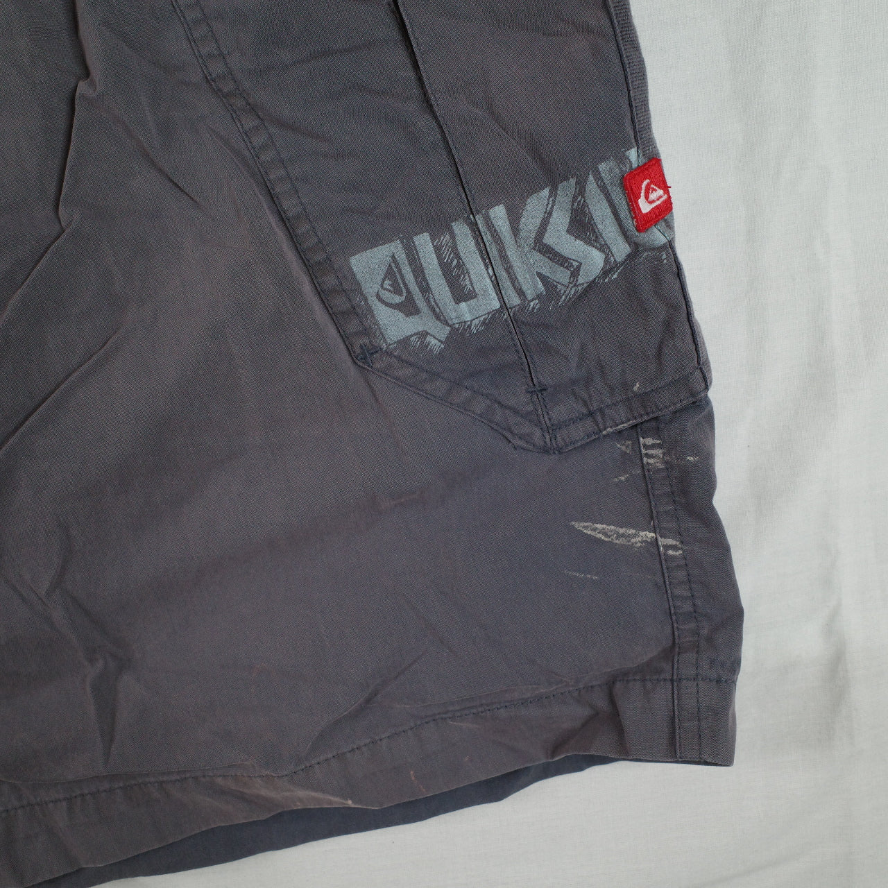 Vintage Quicksilver Boardshorts Navy Blue Cargo Pockets