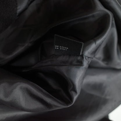 Anna Sui Black Wool Button Knee Length Coat 6