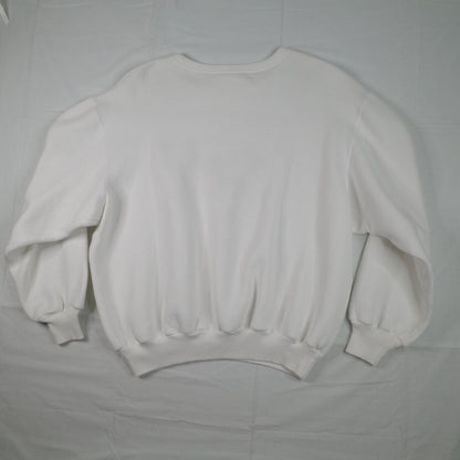 Vintage Marshlands Canada Flying Ducks White Crewneck Mens XL