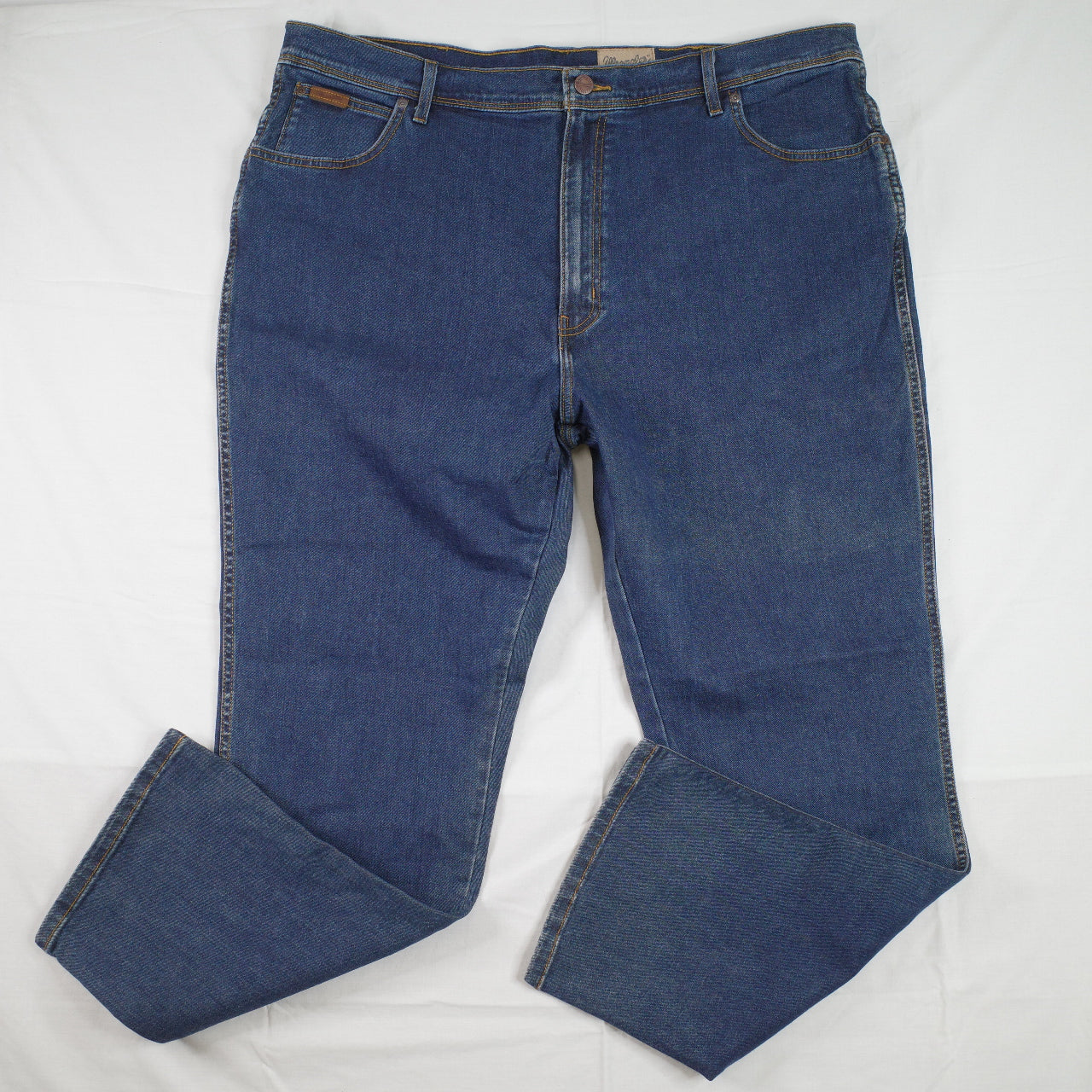 Wrangler Mens Jeans W44 L32 Cowboy Texas Blue Denim