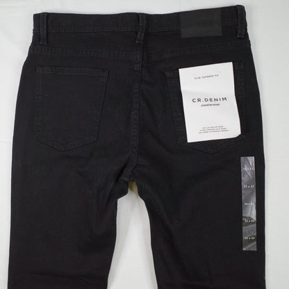 Country Road Denim Black Jeans Slim Tapered W32 L32 NEW RRP:$109