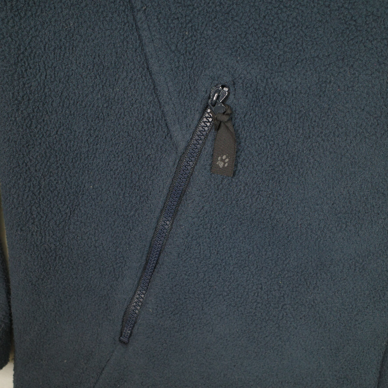 Jack Wolfskin Fleece Mens Medium Blue Nanuk 200 Paw Logo Jacket