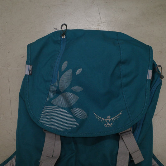 Osprey Flap Jill Pack Green Backpack Hiking Travel Day Bag Camping