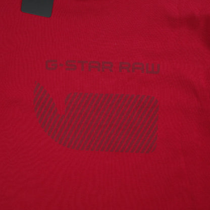 G-STAR Womens Slim Fit Graphic T-Shirt Top Chilli Red XS Short Sleeve New