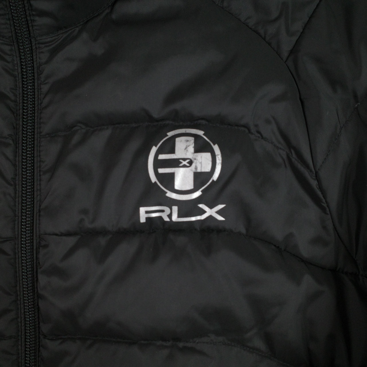 RLX Ralph Lauren Down Puffer Jacket Small Slim Fit Men Lightweight Black