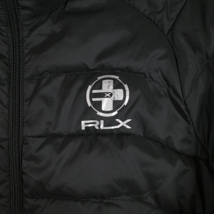 RLX Ralph Lauren Down Puffer Jacket Small Slim Fit Men Lightweight Black