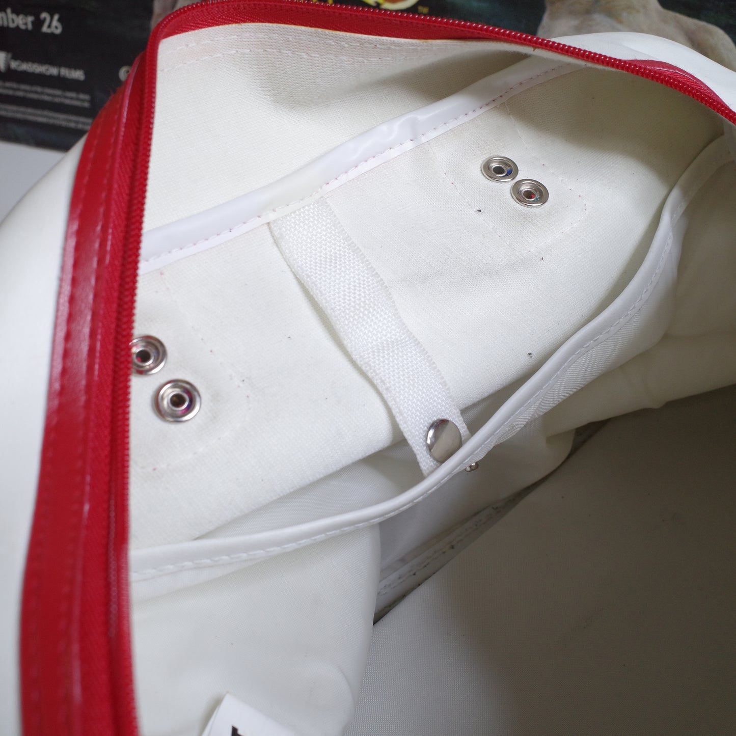 Everlast Duffle Bag Gym Travel Carry Vintage White Red