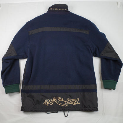 Vintage Ripcurl Green Navy  'The Search' Reversible Jacket 90's Size L Zip Up Jacket Mens Large