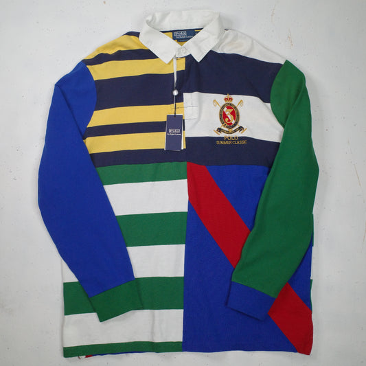 Polo Ralph Lauren Polo Crest Rugby Long Sleeve Summer Mens XL NWT
