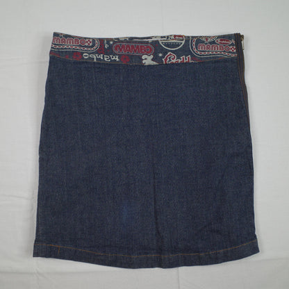 Boom Boom Jeans Shorts Womens Blue Dark Y2K Booty Shorts