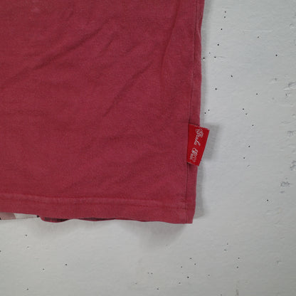 Vintage Samurai Champloo Anime Madman Otaku Wear 00's Faded Red Australia Release Small
