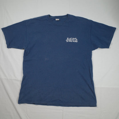 Obey Suicidal Tendencies Blue T Shirt 2013 Mens XL