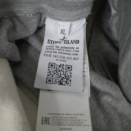 Stone Island Grey Active Track Pants Cotton Sweatpants Mens XL NWT missing badge
