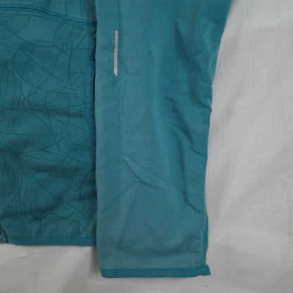 Kathmandu DriMotion Jacket Blue Hooded Green Womens Small
