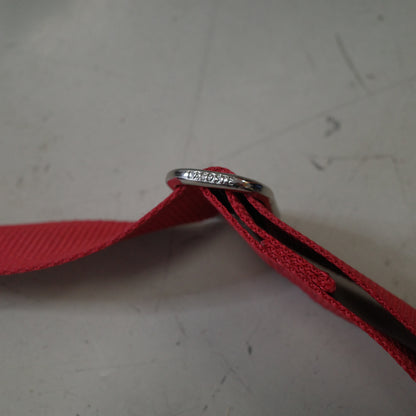 Lacoste Shoulder Bag Hobo Bag Red Leather