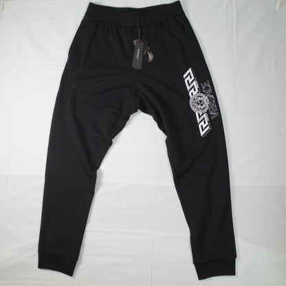 Versace Black Medusa Cotton Activewear Pants Mens XL NWT RRP$920
