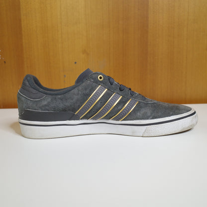 Adidas X Spitfire Busenitz Skateboarding Shoes Gray Suede Mens Sneakers US8