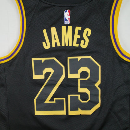 Lebron James Nike Lakers Black Mamba City Jersey Size 44 Men's Medium 2020