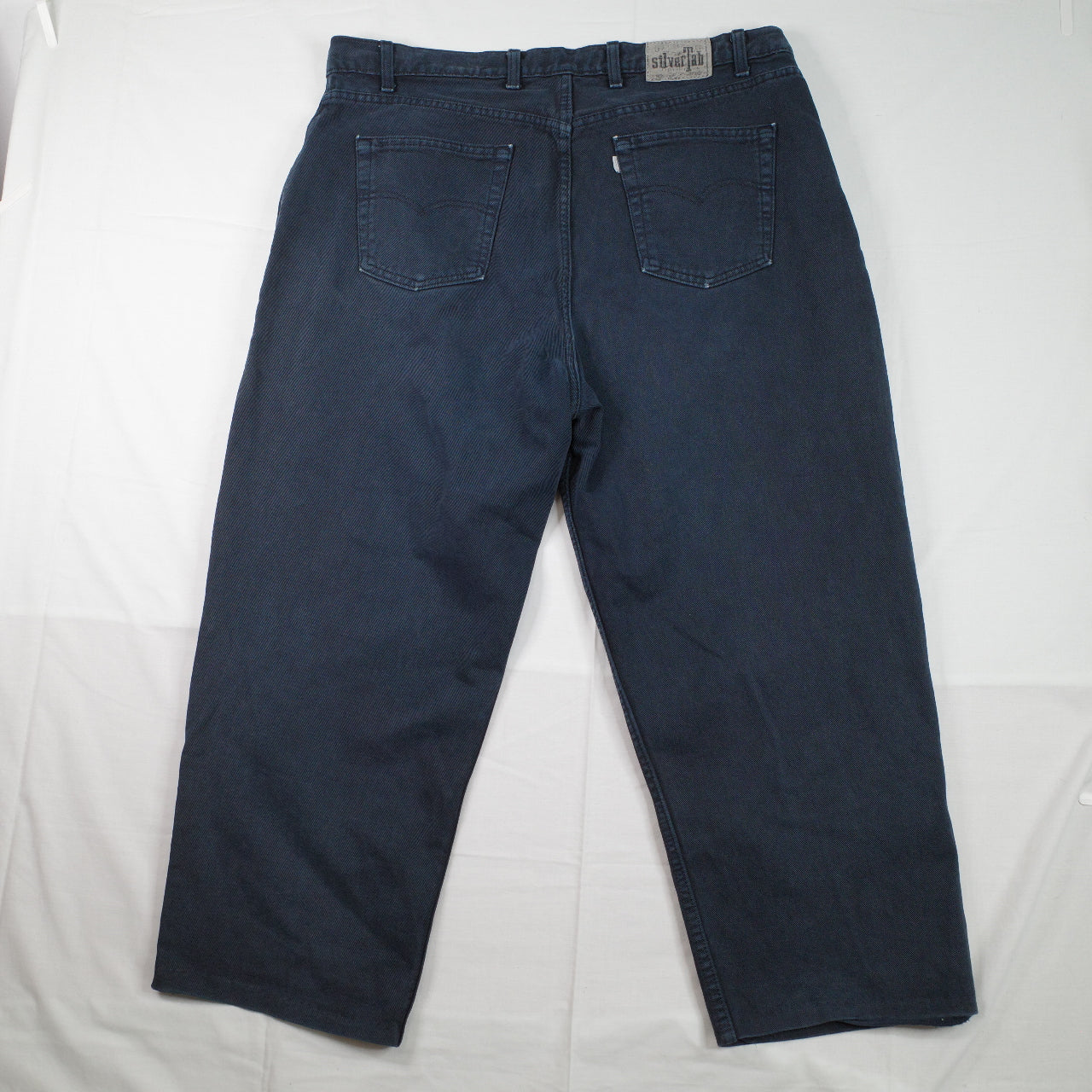 Vintage Levis Silvertab Jeans Denim Loose Dark Wash US Made W42 L32