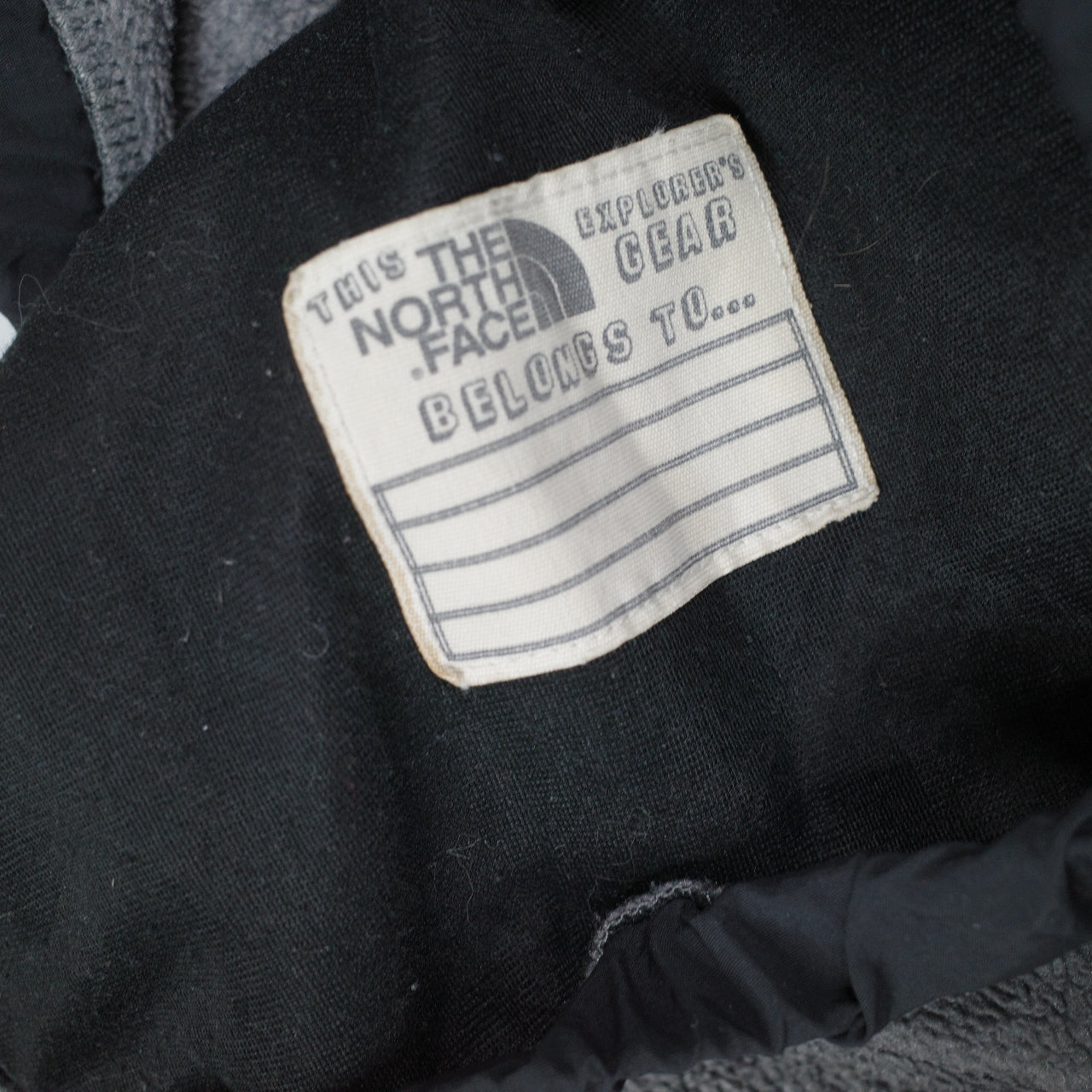 The North Face Denali Full Zip Jacket Grey Black Mens Medium