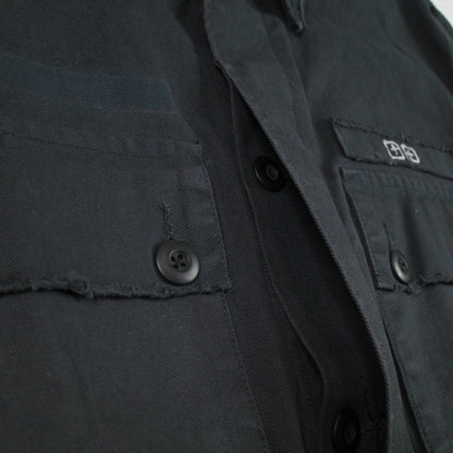 Ksubi Field Jacket You Stole My Nirvana Black Button Up Mens Large