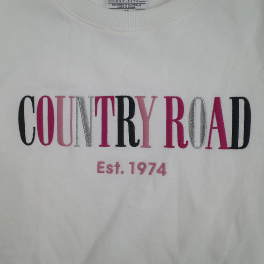 Country Road Sweatshirt Size 16 Verified Australian Cotton Heritage Stripe