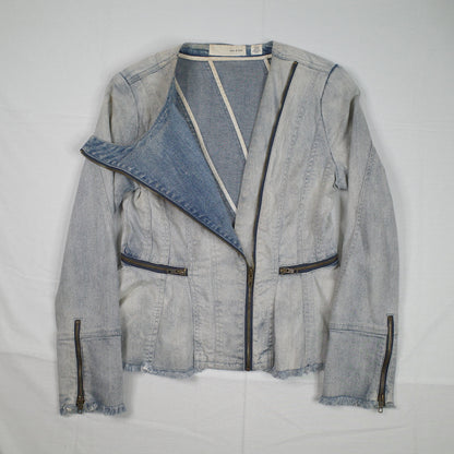 Sass & Bide Denim Jacket Kiss The Sky Collection Western US6 Aus UK10