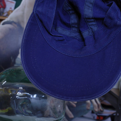 Vintage L.L Bean Bong Bill Baseball Hat Cotton Navy Cap Men's Small