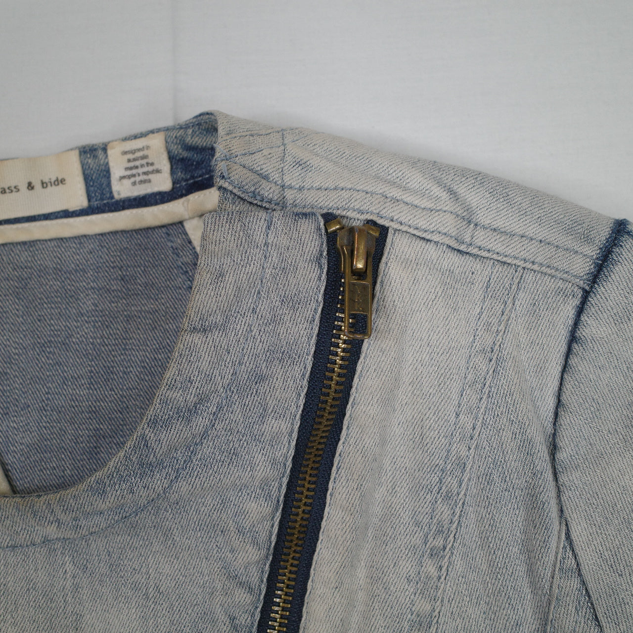 Sass & Bide Denim Jacket Kiss The Sky Collection Western US6 Aus UK10