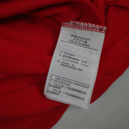 Men’s Nike Double Swoosh Tee MCMLXXII Red Tee Shirt Mens XL