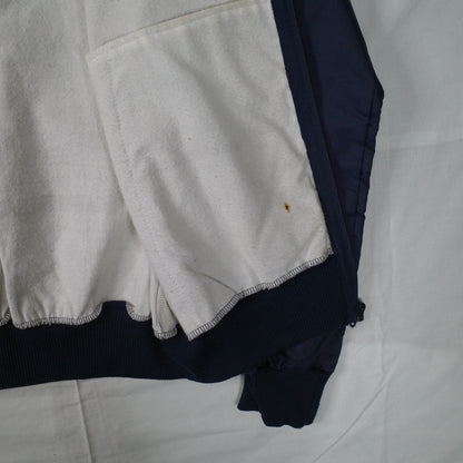 Vintage Adidas 90's New Zealand Made Blue White Lined Track Set Jacket Pants Mens Medium