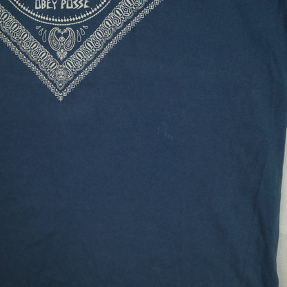 Obey Suicidal Tendencies Blue T Shirt 2013 Mens XL