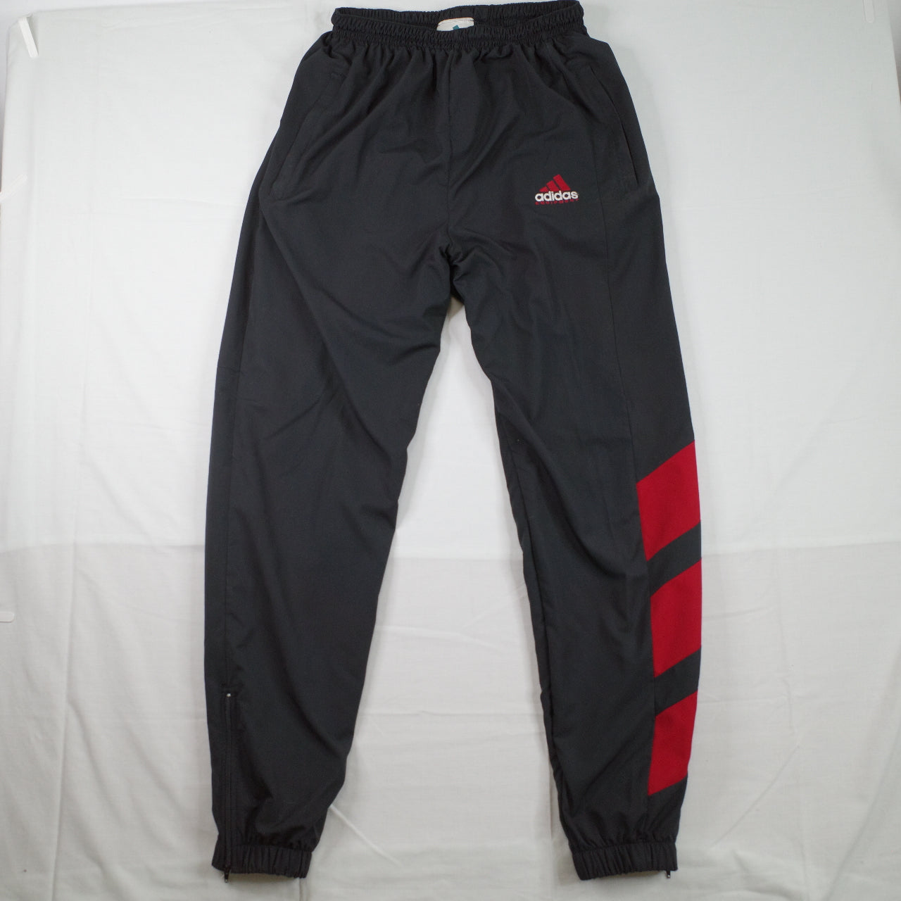 Adidas Equipment Vintage Black Red Track Pants Mens Large Australia Made