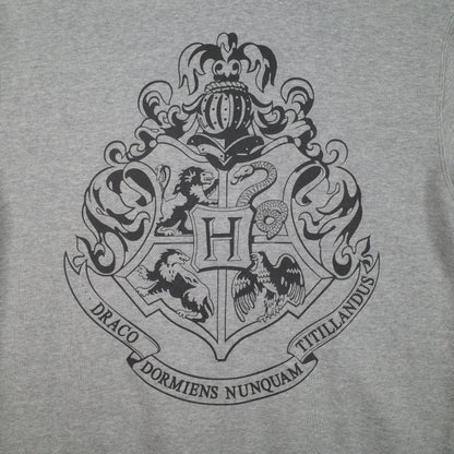Wizarding World Universal Japan Harry Potter Hogwarts Zip Up Hoodie Grey Medium