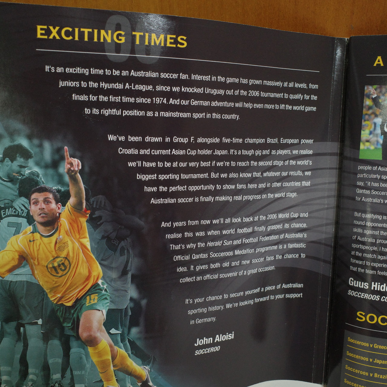 Official Socceroos Medallion Collection Road to Germany Herald Sun 2006