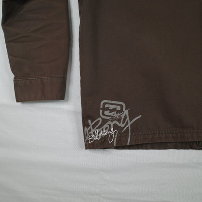 Billabong 2000's Brown Script Bomber Jacket Women's 18