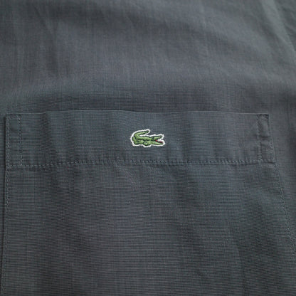 Vintage Lacoste Business Shirt Mens 40 Gray Button Down