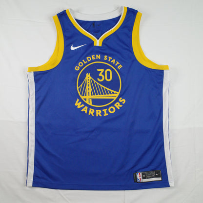 Nike Authentic Swingman Steph Curry Golden State Blue Home Jersey Size 52