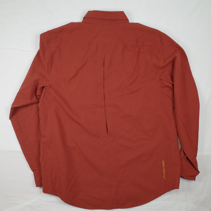 Nike ACG Dri-FIT UV Dev Trail Track Set Full Long Sleeve Button Up Pants Brown Mens Large SET NEW