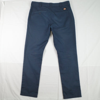 Dickies Slim Fit Chino Dark Blue Mens Waist 34~
